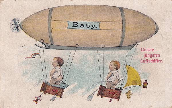 Zeppelinpost: Ansichtskarten | Ansichtskarten - Glückwunsch, Jux, Kitsch, Neujahr etc.