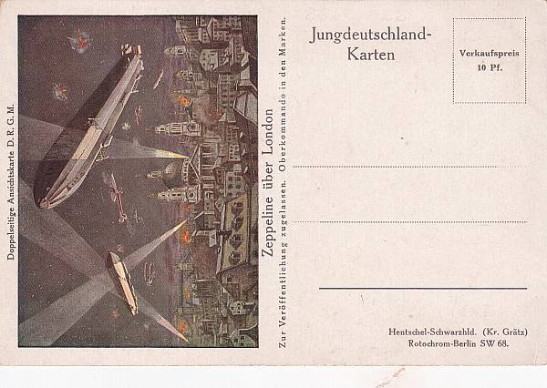Zeppelinpost: Ansichtskarten | Städte/Gemeinde/Orte