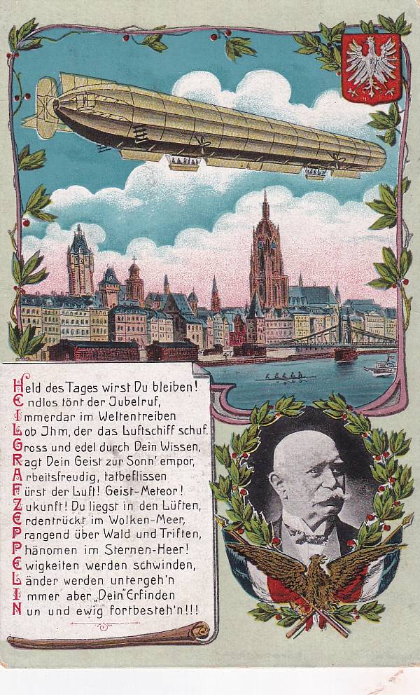 Zeppelinpost: Ansichtskarten | Städte/Gemeinde/Orte