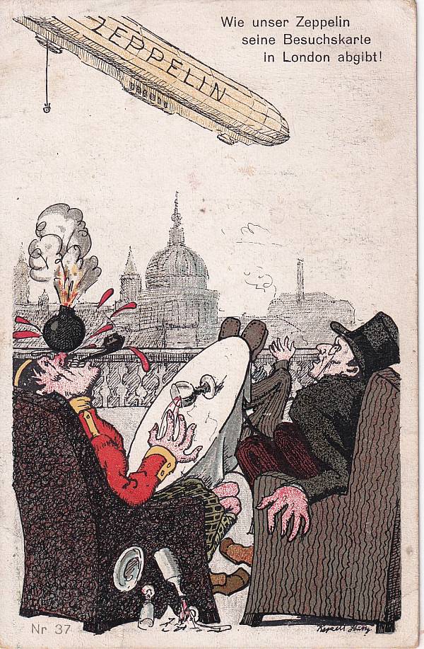 Zeppelinpost: Ansichtskarten | Städte/Gemeinde/Orte