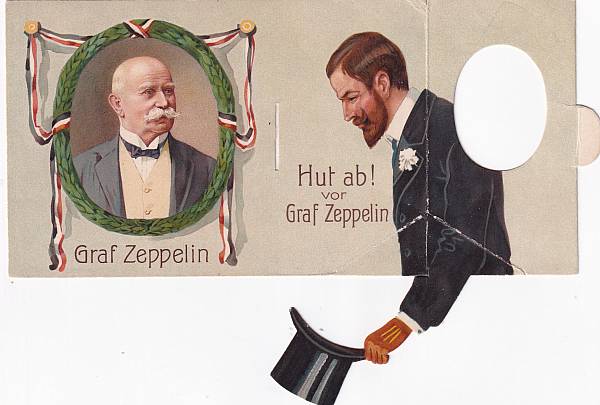 Zeppelinpost: Ansichtskarten | Persönlichkeiten