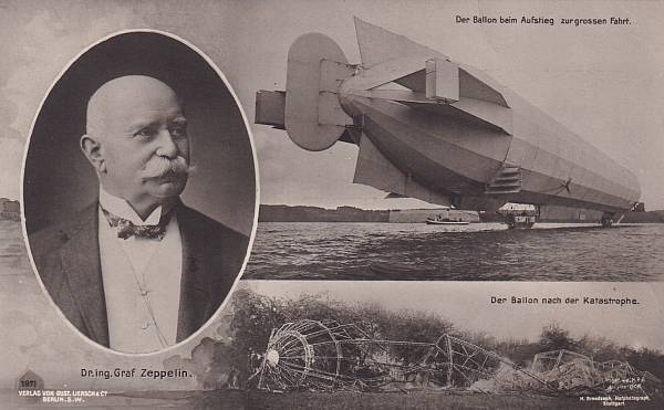Zeppelinpost: Ansichtskarten | Städte/Gemeinde/Orte