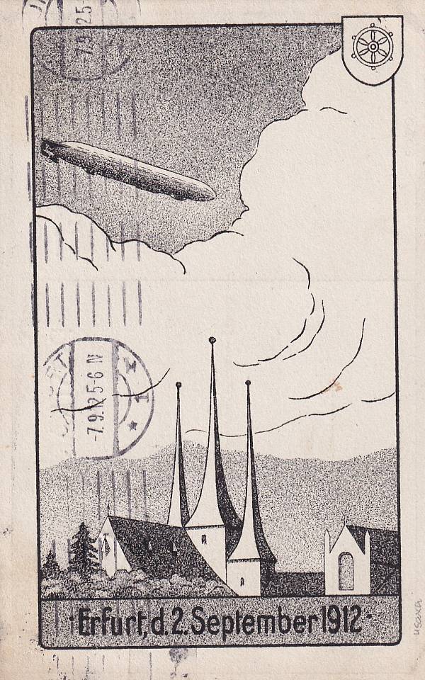 Zeppelinpost: Ansichtskarten | Städte/Gemeinde/Orte