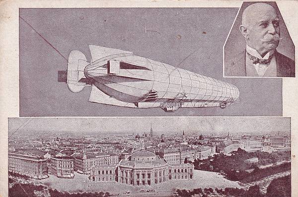 Zeppelinpost: Ansichtskarten | LZ   3 (Z I)