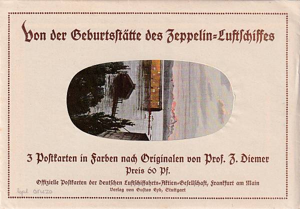 Zeppelinpost: Ansichtskarten | Memorabilien / Zeitgenössisches