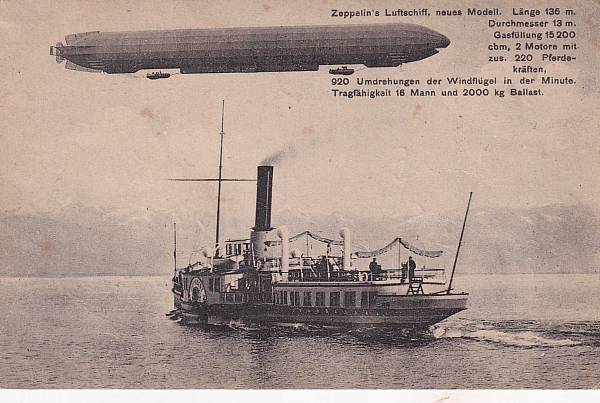 Zeppelinpost: Ansichtskarten | LZ   4 (Z II)