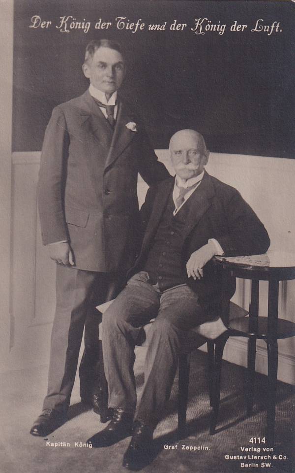 Zeppelinpost: Ansichtskarten | Persönlichkeiten