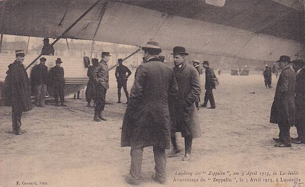 Zeppelinpost: Ansichtskarten | Frankreich