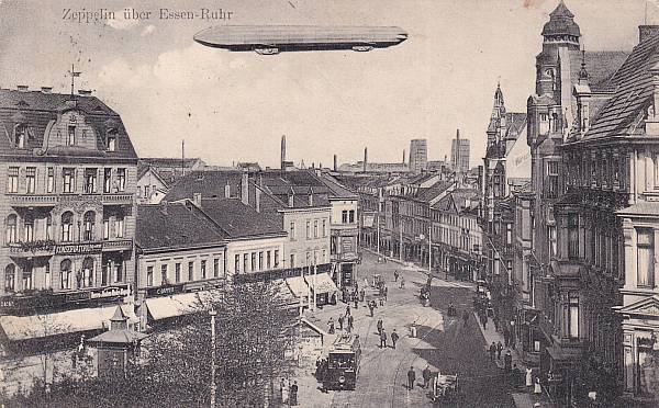 Zeppelinpost: Ansichtskarten | Städte/Gemeinde/Orte