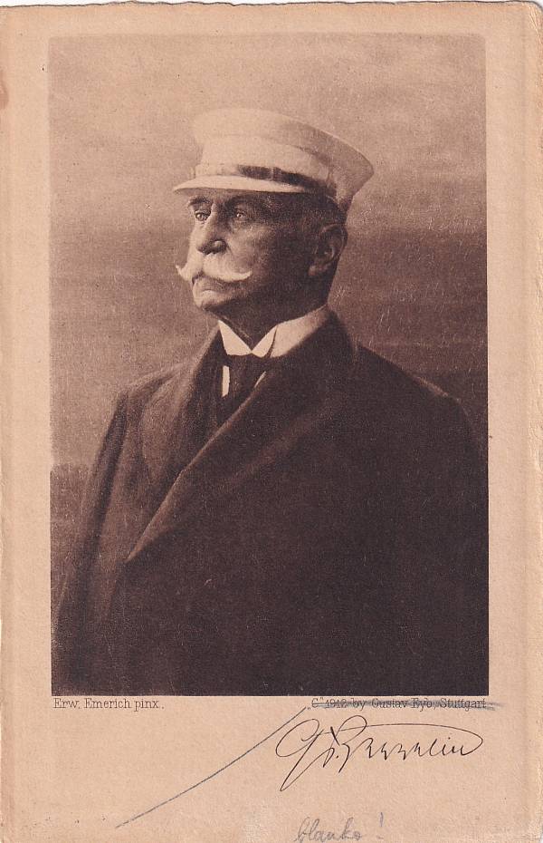 Zeppelinpost: Ansichtskarten | Persönlichkeiten