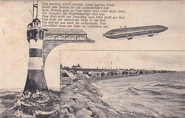 Zeppelinpost: Ansichtskarten | Städte/Gemeinde/Orte