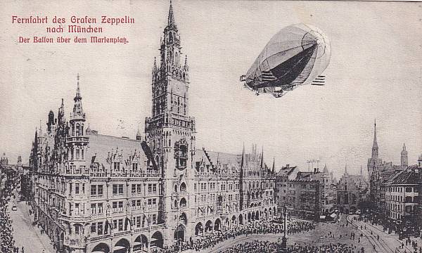 Zeppelinpost: Ansichtskarten | LZ   3 (Z I)