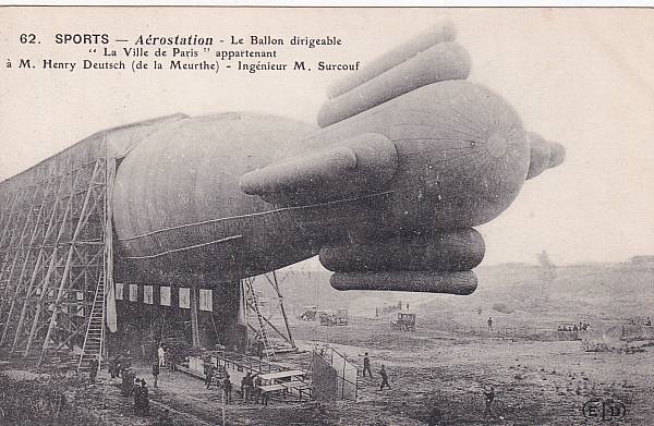 Zeppelinpost: Ansichtskarten | Frankreich