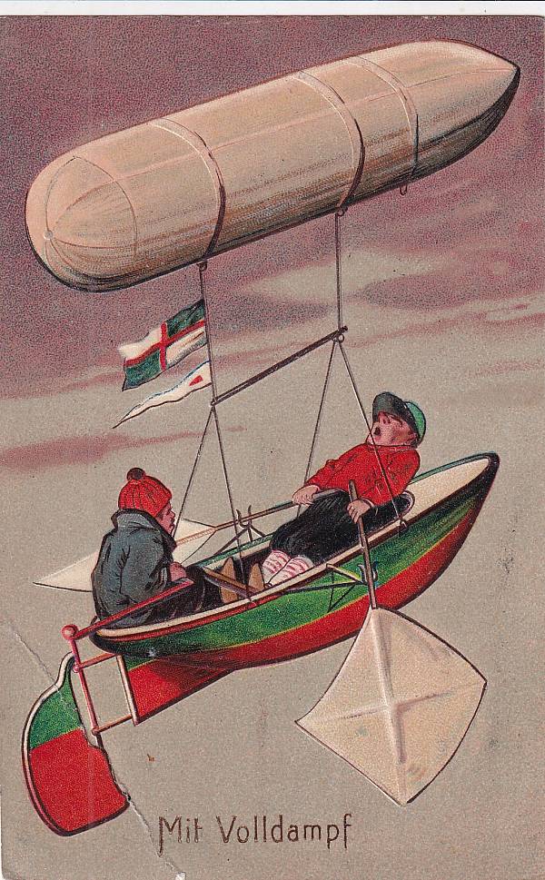 Zeppelinpost: Ansichtskarten | Ansichtskarten - Glückwunsch, Jux, Kitsch, Neujahr etc.