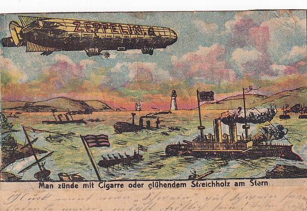 Zeppelinpost: Ansichtskarten | Ansichtskarten - Glückwunsch, Jux, Kitsch, Neujahr etc.