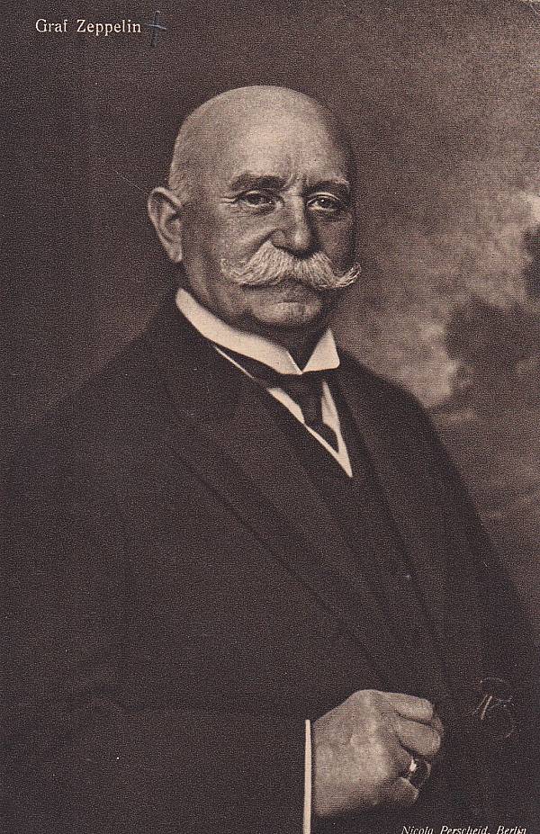Zeppelinpost: Ansichtskarten | Persönlichkeiten