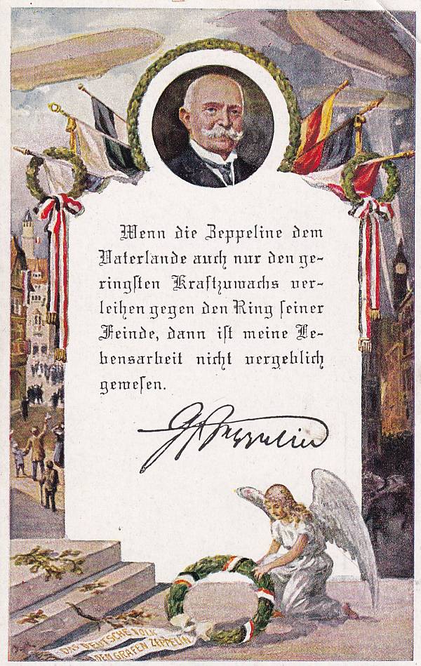 Zeppelinpost: Ansichtskarten | Deutsches Reich