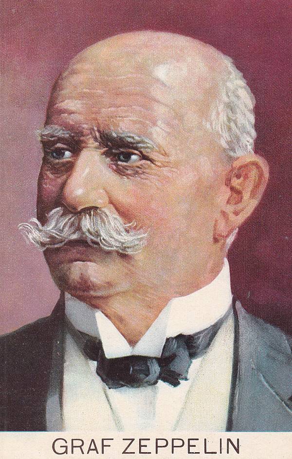 Zeppelinpost: Ansichtskarten | Persönlichkeiten