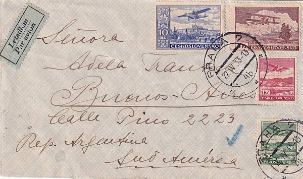 Flugpost Europa vor 1945 | Tschechoslowakei