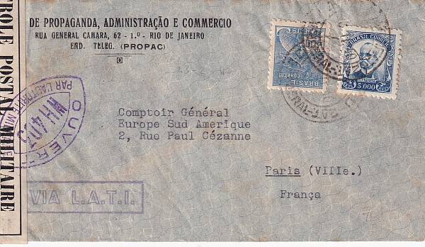 Flugpost einzelner Airlines | LATI