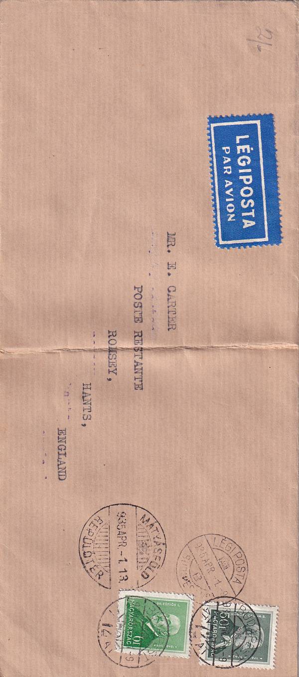 Flugpost Europa vor 1945 | Ungarn