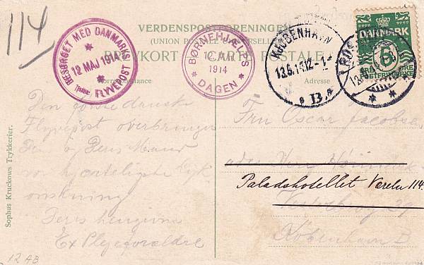 Flugpost Europa vor 1945 | Dänemark