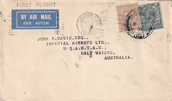 Flugpost Europa vor 1945 | Großbritannien