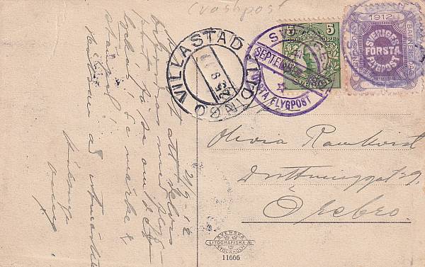 Flugpost Europa vor 1945 | Schweden