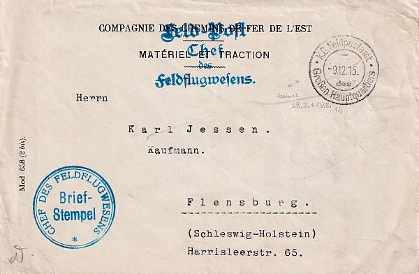 Flugpost Deutschland vor 1945 | Feldpostbriefe