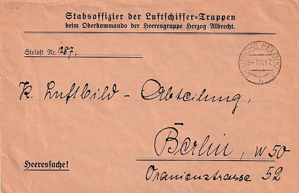 Flugpost Deutschland vor 1945 | Feldpostkarten