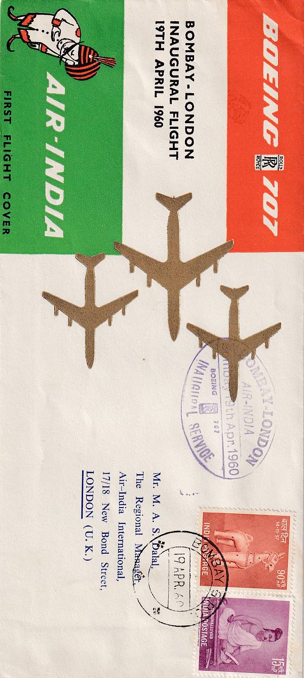 Flugpost einzelner Airlines | Air India