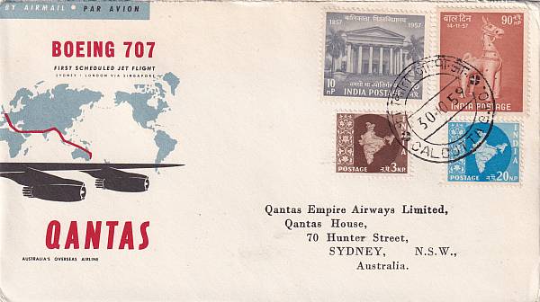 Flugpost einzelner Airlines | QANTAS