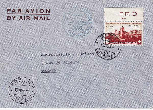 Flugpost Schweiz | Sonder- und Versuchsflüge - Flugveranstaltungen