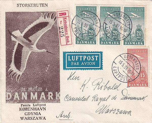 Flugpost Europa vor 1945 | Polen