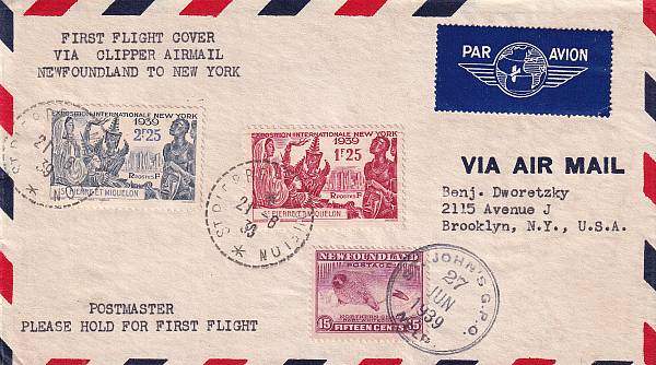 Flugpost Übersee vor 1945 | Neufundland