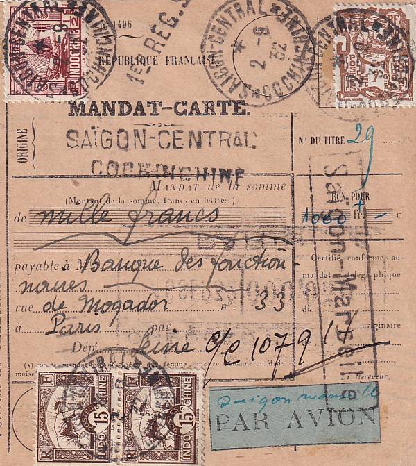 Flugpost Übersee vor 1945 | Vietnam