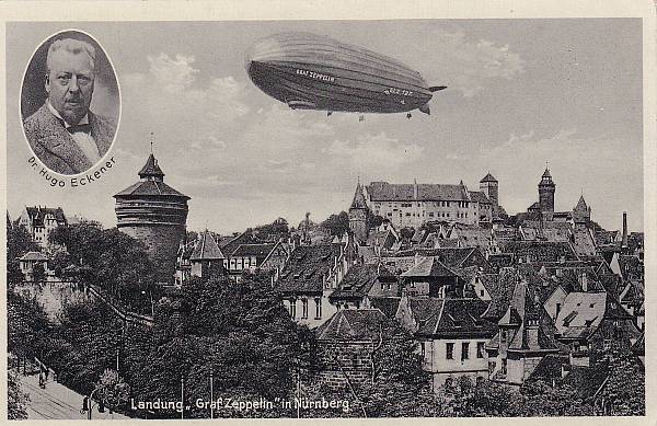 Zeppelinpost: Ansichtskarten | Städte/Gemeinde/Orte
