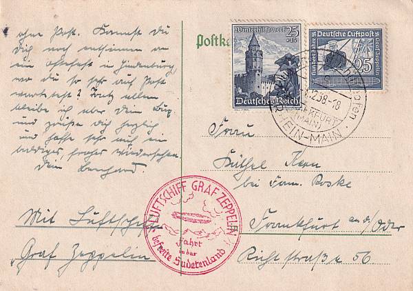 Zeppelinpost | LZ 130 (Graf Zeppelin II)