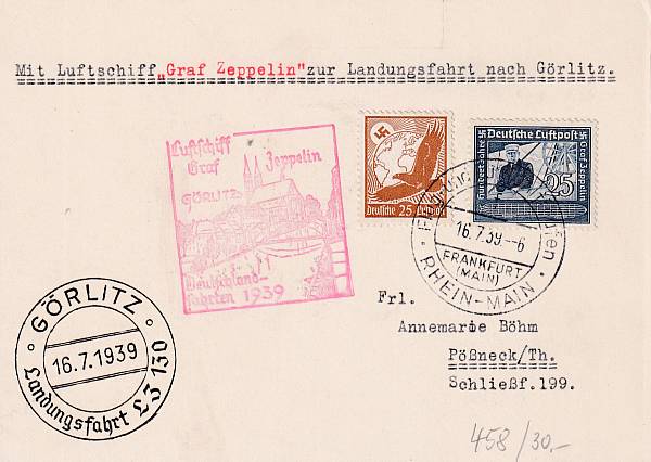 Zeppelinpost | LZ 130 (Graf Zeppelin II)