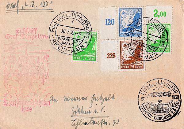Zeppelinpost | LZ 130 (Graf Zeppelin II)