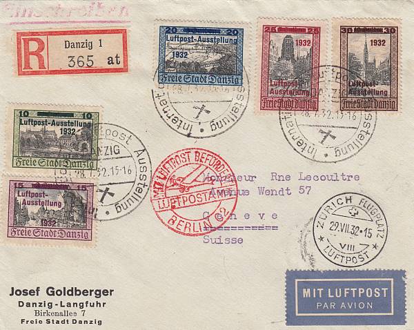 Flugpost Deutschland vor 1945 | Danzig