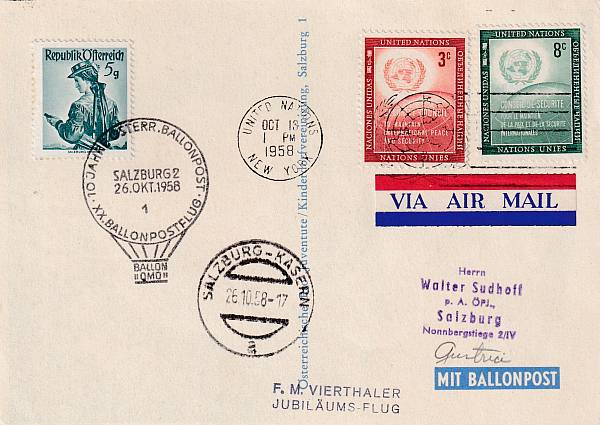 Ballonpost caritativ Österreich | Mitläufer / Ausländische Zuleitungen