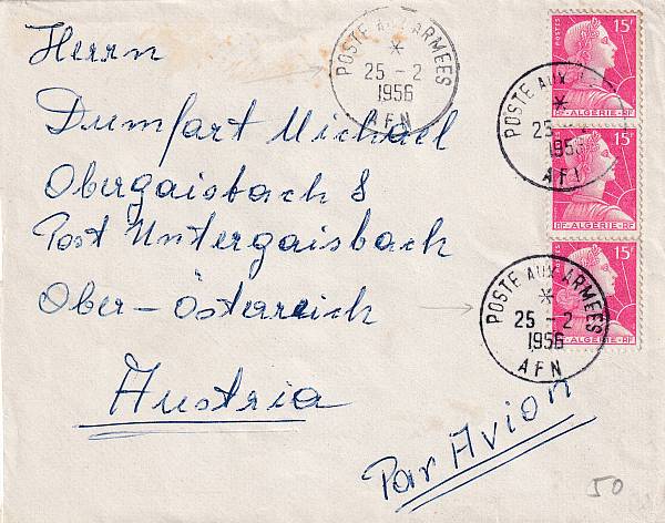 Flugpost Österreich ab 1945 | Einzelbelege