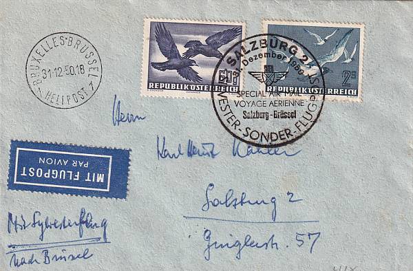 Flugpost Österreich ab 1945 | Sonderflüge ab 1945