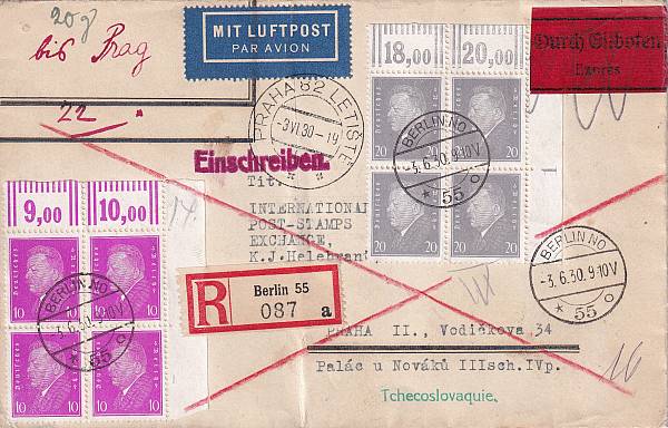 Flugpost Deutschland vor 1945 | Einzelbelege