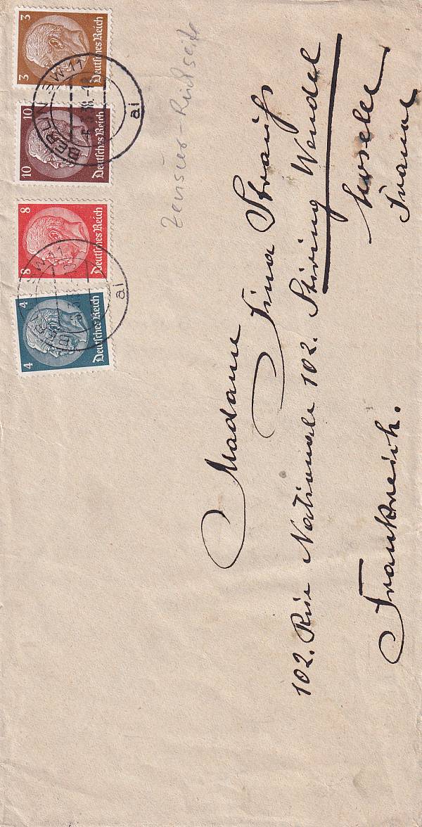 Flugpost Deutschland vor 1945 | Einzelbelege