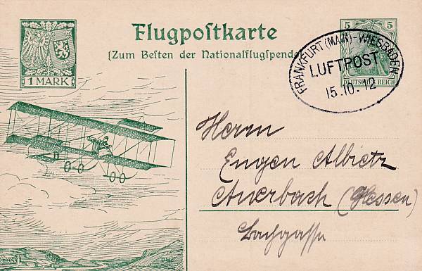 Flugpost Deutschland vor 1945 | Luftpost-Ganzsachen