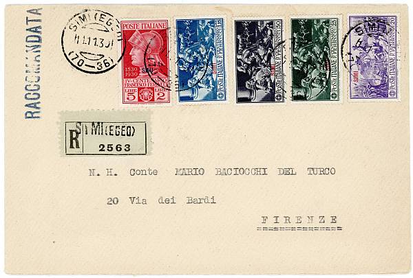 Flugpost Europa vor 1945 | Ägäische Inseln