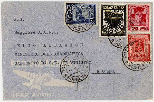 Flugpost Europa vor 1945 | Ägäische Inseln