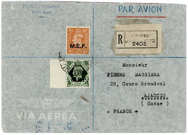 Flugpost Europa vor 1945 | Ägäische Inseln